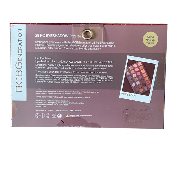 BCBGeneration 28 Piece Eyeshadow Palette With Mirror - Picture 4 of 5